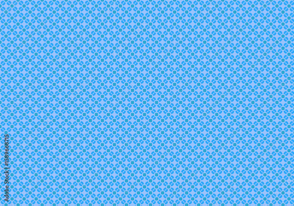Delicate blue floral pattern repeats for a gentle, calming decorative wallpaper Delicate blue floral pattern repeats for a gentle, calming decorative wallpaper