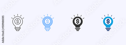 Solution Icon Set Multiple Style Collection
