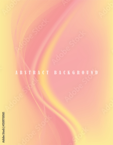 Soft Abstract Pastel Wave Background