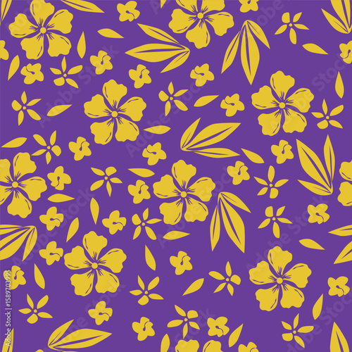 vintage floral seamless pattern. Rich with nostalgia and classic elegance, this pattern evokes the charm of a bygone era for print and textile