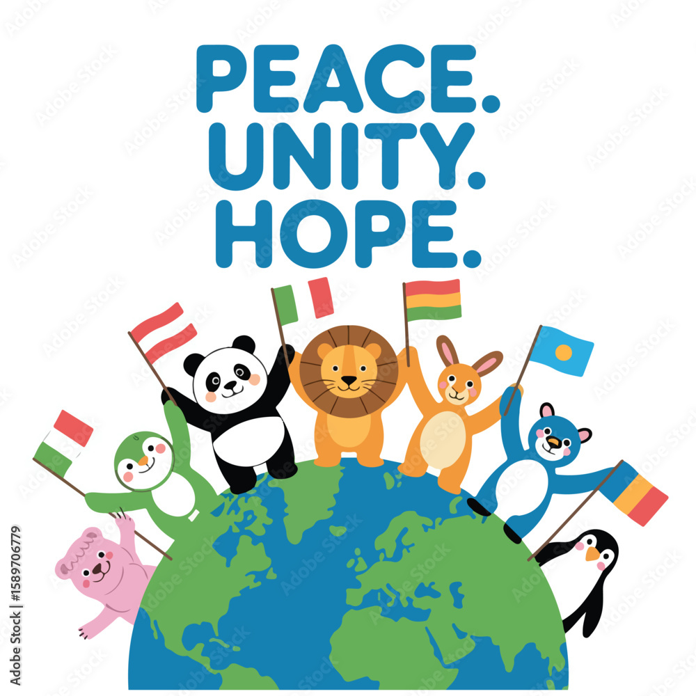Fototapeta premium United Nations Day image photo 11.eps