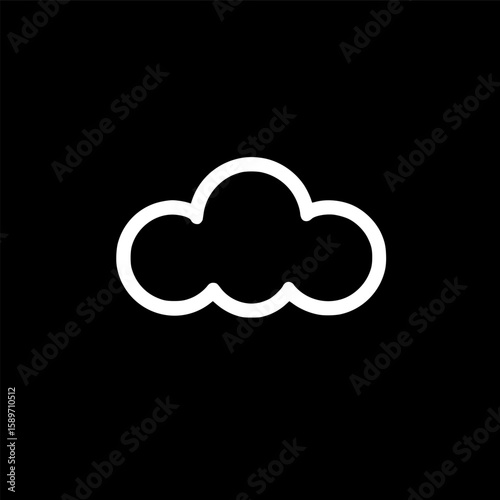 Cloud - High Quality Vector Logo - Vector illustration ideal for T-shirt graphic