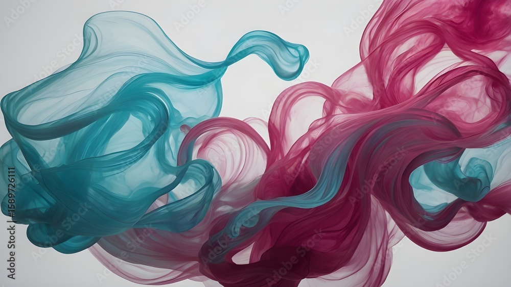 Obraz premium abstract colorful smoke