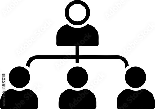 Organizational Chart User Hierarchy Icon