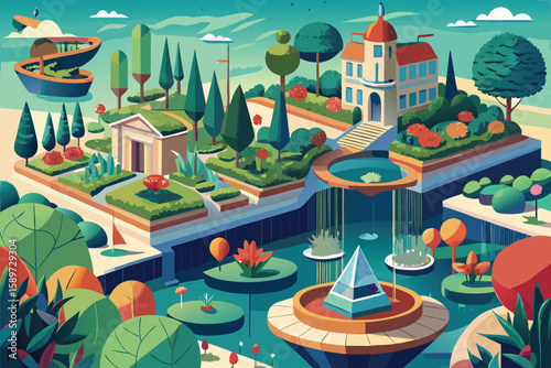 Old town architecture illustrates charming streets and homes nestled in a mountainous city or urban landscape