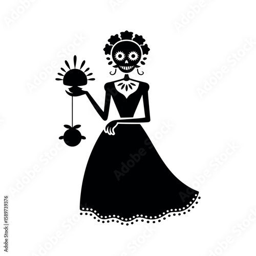 Day of the Dead Diva La Catrina Art