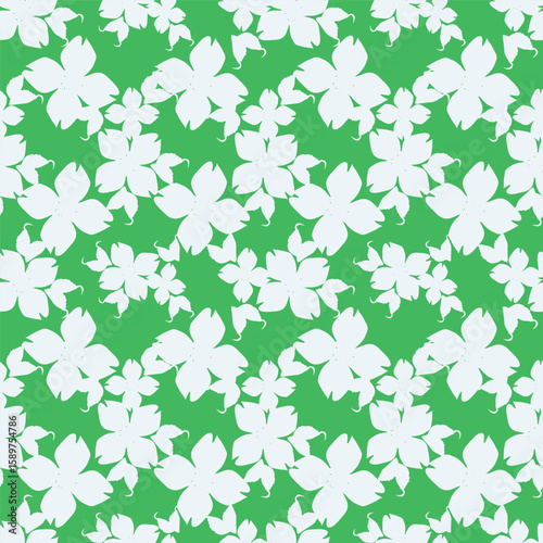 cute flower pattern image for fabric textile or wall decoration