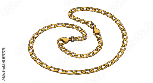 Exquisite yellow gold chain necklace for men and women featuring a timeless and elegant design perfect for everyday wear or special occasions