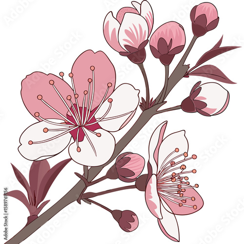 Vector illustration of an abstract floral background free online design.