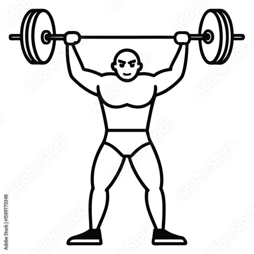 Powerful athletes intensely lift weights and dumbbells in the gym, showcasing muscular strength and fitness