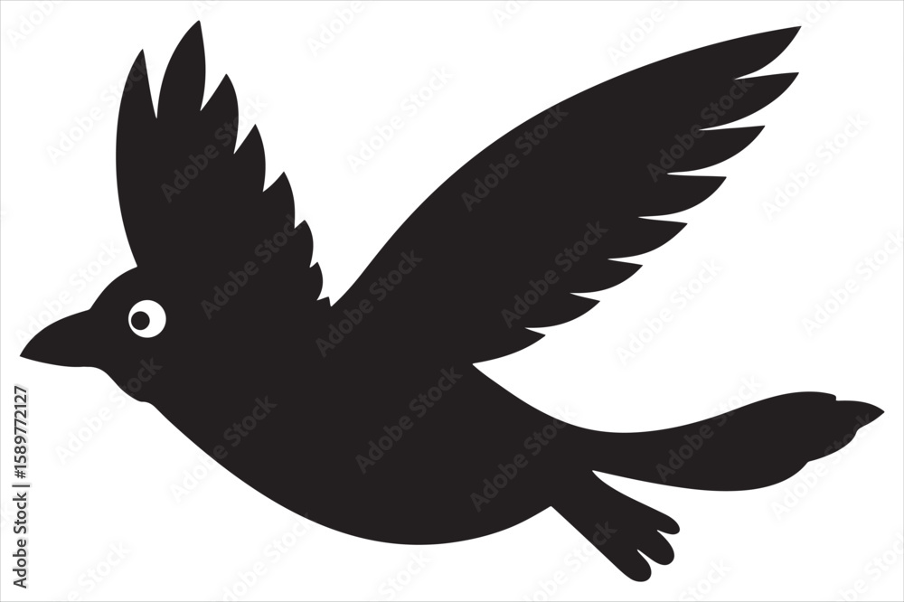 Obraz premium dove silhouette vector