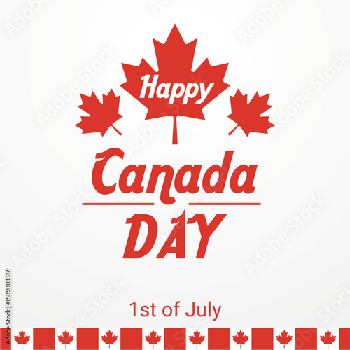  Canada Day Greeting Card