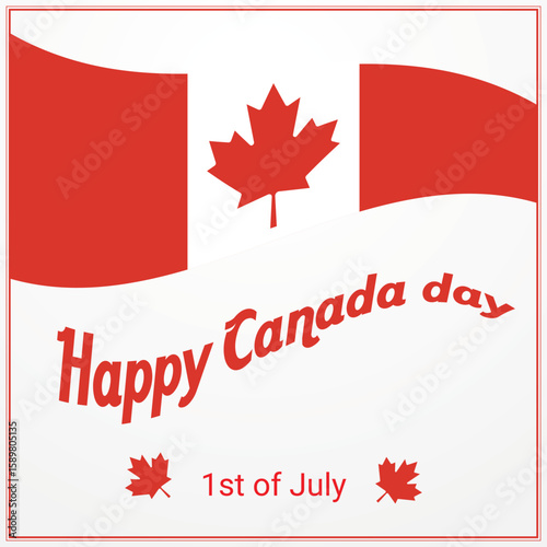  Canada Day Greeting Card