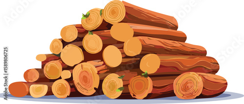 stack of wood.Logs in a logpile.backgrounds, hardwood, material, no people, rough, variation, weathered, abstract, close-up, cross section, design element, illustration, industry, rustic, shape, 