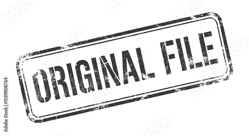 Original File Stamp Authentic Data