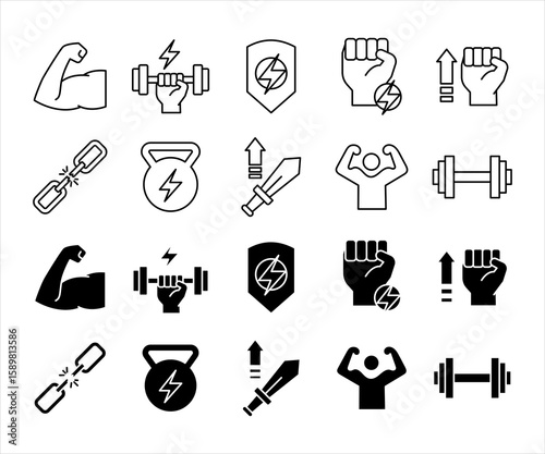 Strengthen icon

