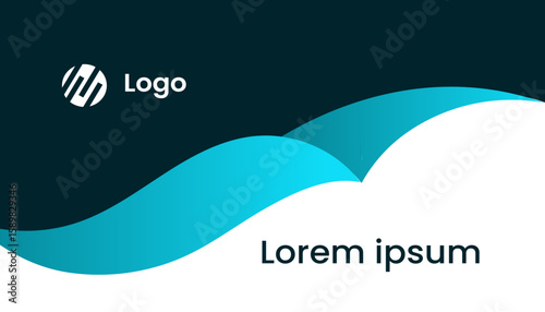 Double-sided creative business card template. Portrait and landscape orientation. Horizontal and vertical layout. Vector illustration