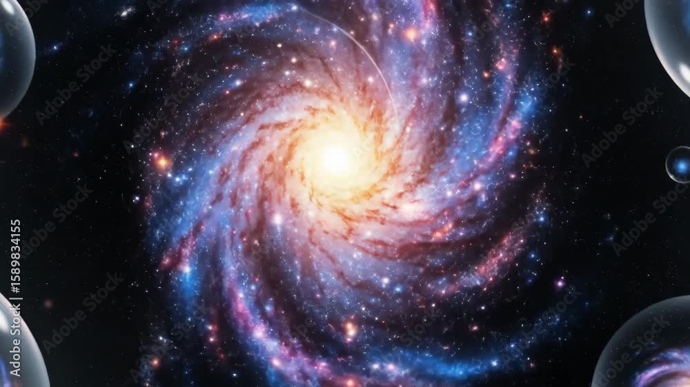 Multiverse Bubble Galaxies - A stunning visualization of the multiverse ...