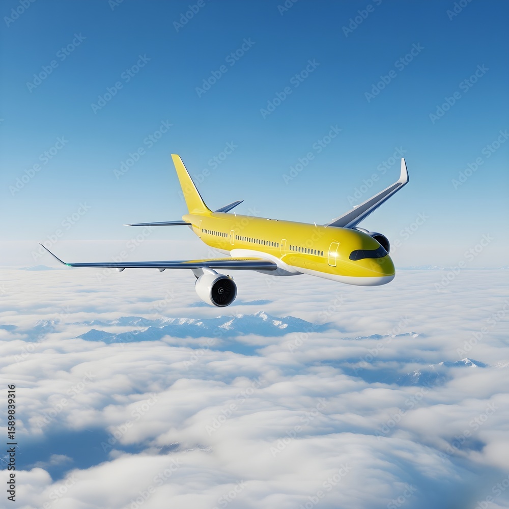 Obraz premium airplane in the sky