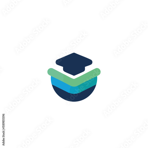 Modern Linear App Icon – Skills Development & Certification Logo