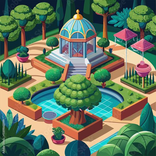 pavilion in the garden