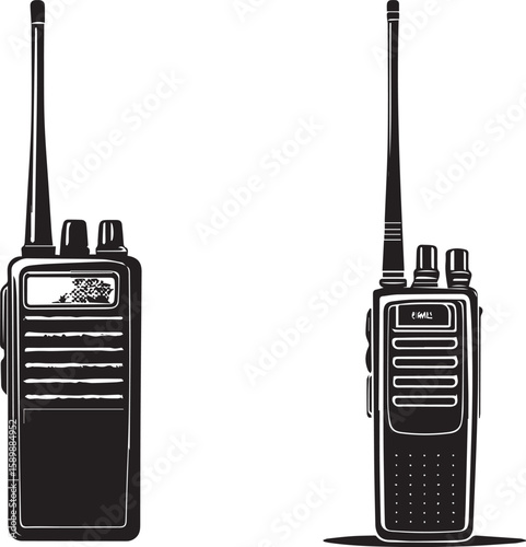 Walkie Talkies icon and vector