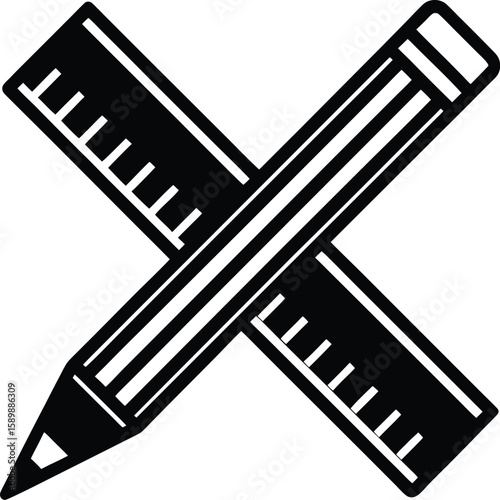 A black and white check mark arrow web icon for internet business and computer video illustration design concept, pixel, tech, application,screen, display