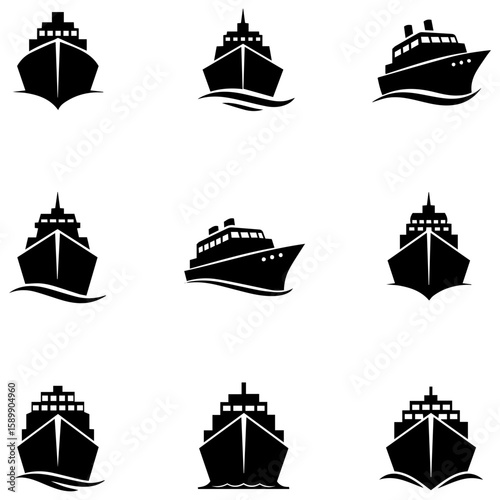 Creative concepts for boat and ship logos for inspiring new branding and identity projects