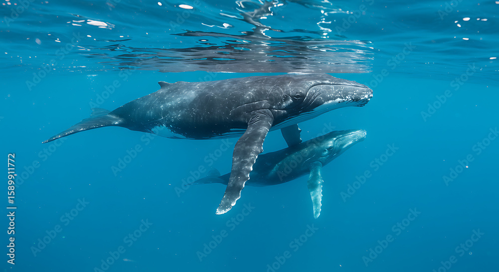Obraz premium Humpback Whale – Breathtaking DSLR Ocean Wildlife Photography