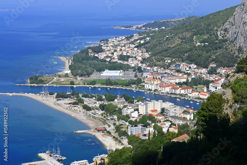 Fototapeta Naklejka Na Ścianę i Meble -  Cetina River, Omiš, Croatia, Europe