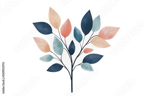 Colorful Metal Leaf Decoration Showcasing Artistic Design in Modern Home Setting