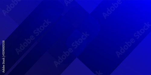 Abstract blue background with glowing geometric lines. Modern blue gradient square shape design. Futuristic technology concept. Suit for brochure, corporate, website, poster, banner, cover modern