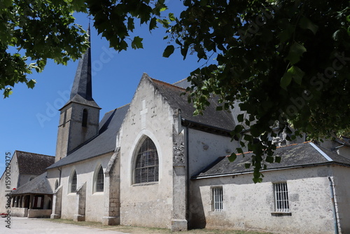 church of st Etienne in Cheverny, France