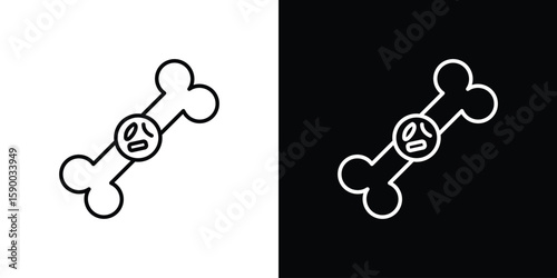 Multiple myeloma icon black vector concept - stock vector.