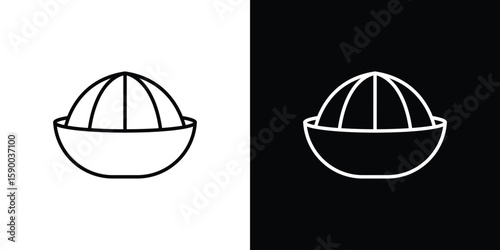 Hand Juicer icon black vector concept - stock vector.