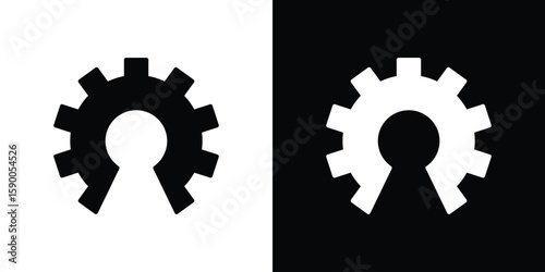 Open source icon vector flat symbol, glyph sign. icon concept illustration