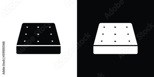 Mattress icon vector flat symbol, glyph sign. icon concept illustration