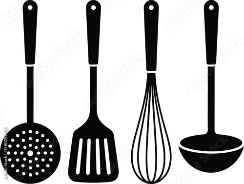set of kitchen tools
