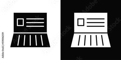 Bankbook icon vector flat symbol, glyph sign. icon concept illustration