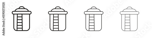 Water tank icon collection. Vector illustration EPS10.