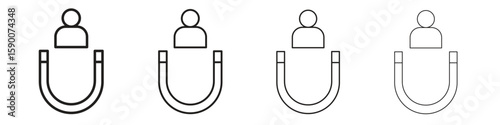User engagement icon collection. Vector illustration EPS10.