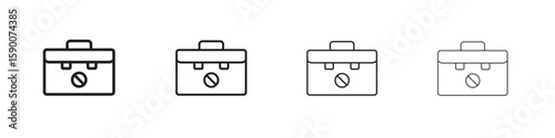 Unemployment icon collection. Vector illustration EPS10.
