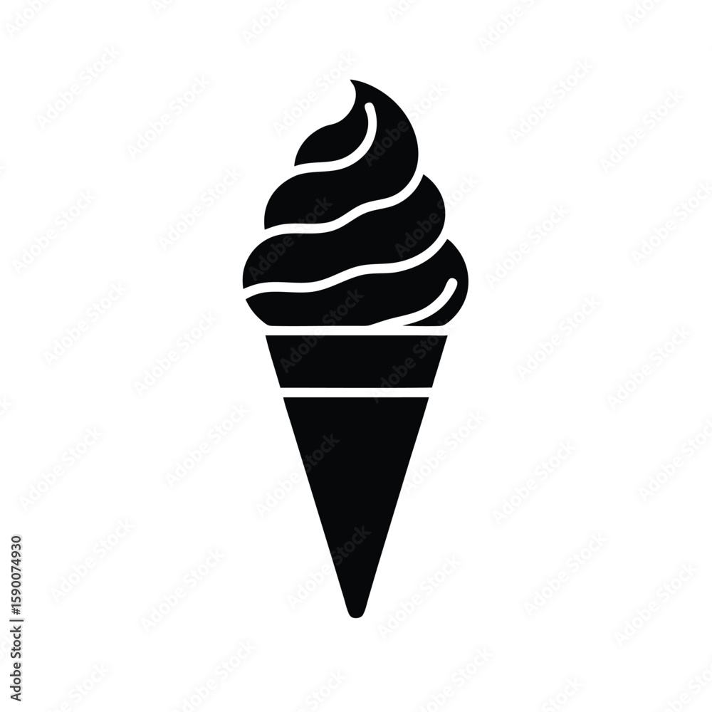 Ice cream vector illustration, isolated white background Ice cream vector illustration, isolated white background