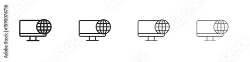 Remote Access icon collection. Vector illustration EPS10.