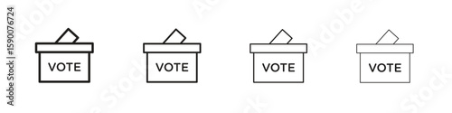 Referendum icon collection. Vector illustration EPS10.
