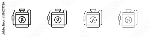 Pesticide icon collection. Vector illustration EPS10.