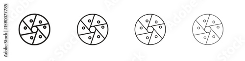 Perpetual motion icon collection. Vector illustration EPS10.