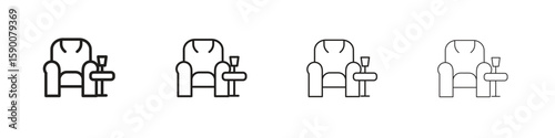 Lounge icon collection. Vector illustration EPS10.