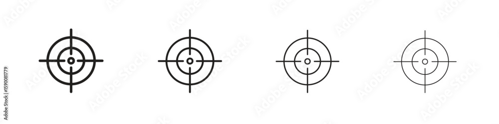 Focus icon collection. Vector illustration EPS10. Focus icon collection. Vector illustration EPS10.