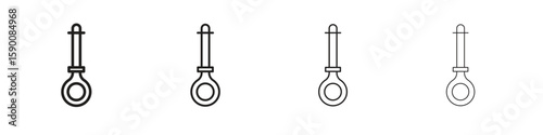 Car dipstick icon collection. Vector illustration EPS10.